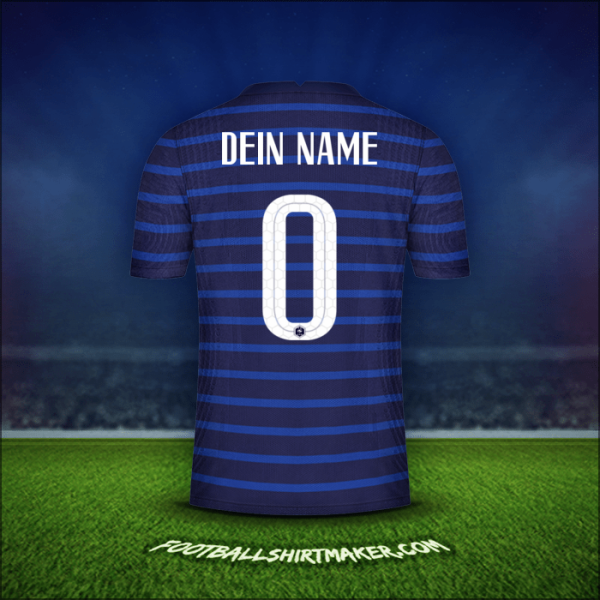 Trikot Frankreich 2020/2021 -  dein name - 0