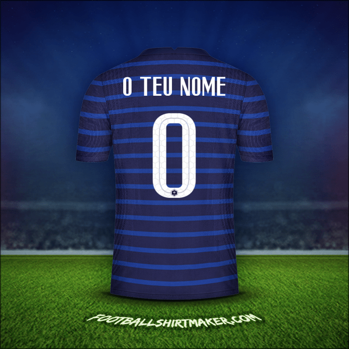 Camisola França 2020/2021 -  o teu nome - 0