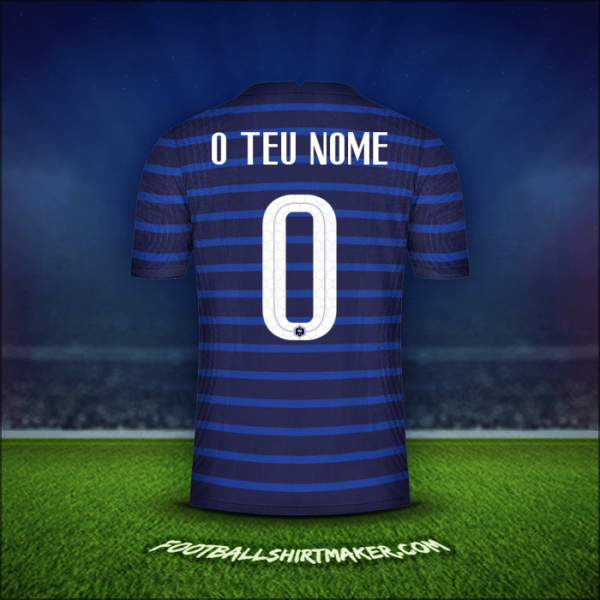 Camisola França 2020/2021 -  o teu nome - 0