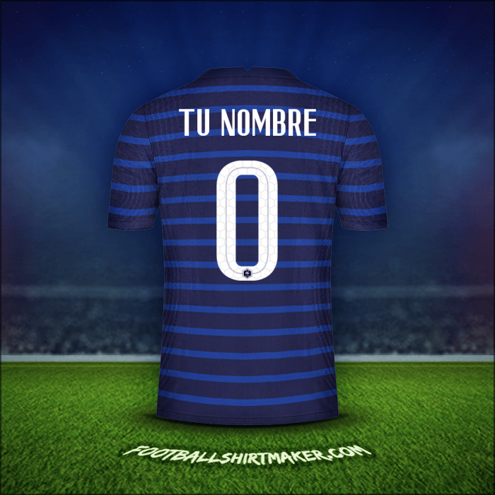 Jersey Francia 2020/2021 -  tu nombre - 0