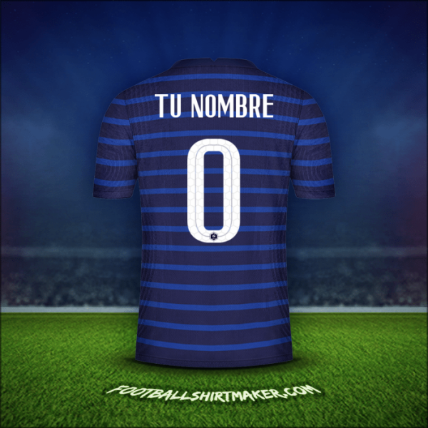 Camiseta Francia 2020/2021 -  tu nombre - 0