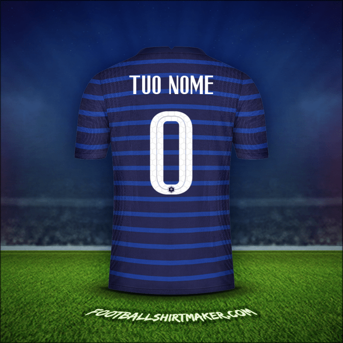 Maglia Francia 2020/2021 -  tuo nome - 0