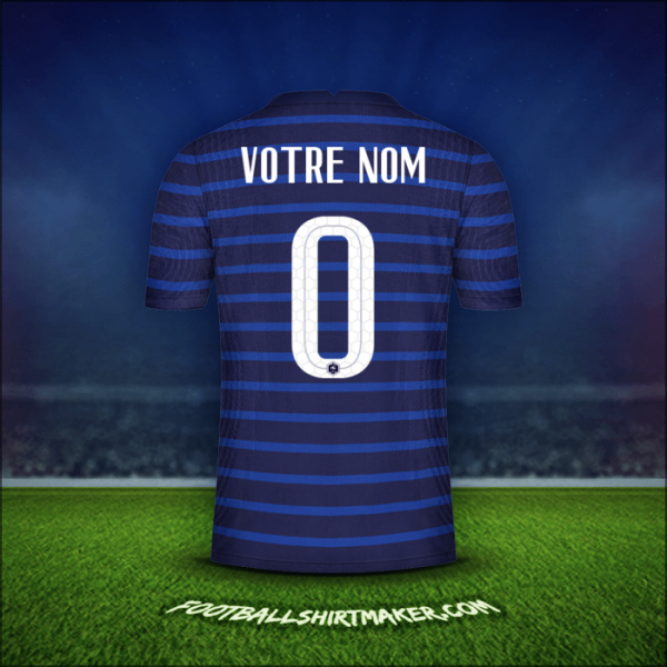 Maillot France 2020/2021 -  votre nom - 0