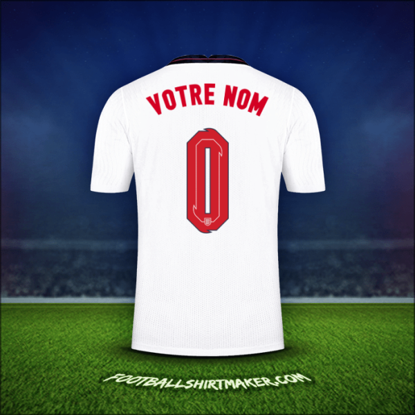 Maillot Angleterre 2020/2021 -  votre nom - 0