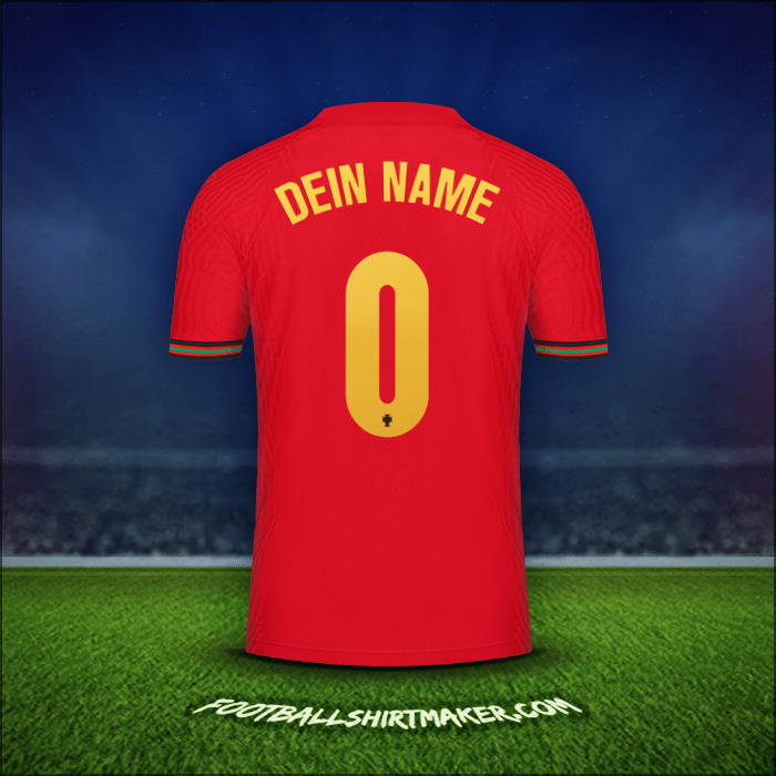 Trikot Portugal 2020/2021 -  dein name - 0
