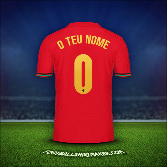 Camisola Portugal 2020/2021 -  o teu nome - 0