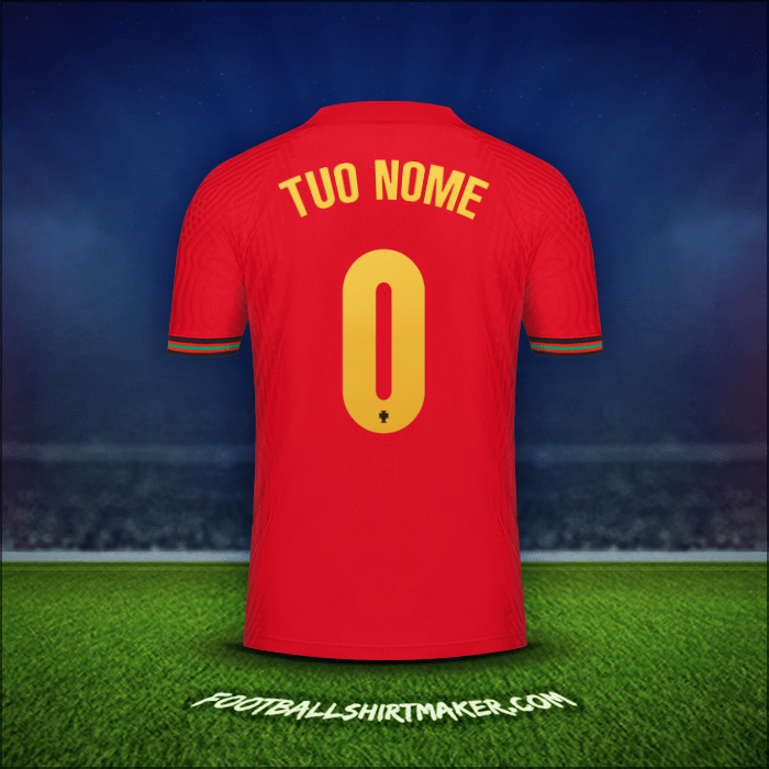 Maglia Portogallo 2020/2021 -  tuo nome - 0