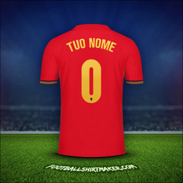 Maglia Portogallo 2020/2021 -  tuo nome - 0