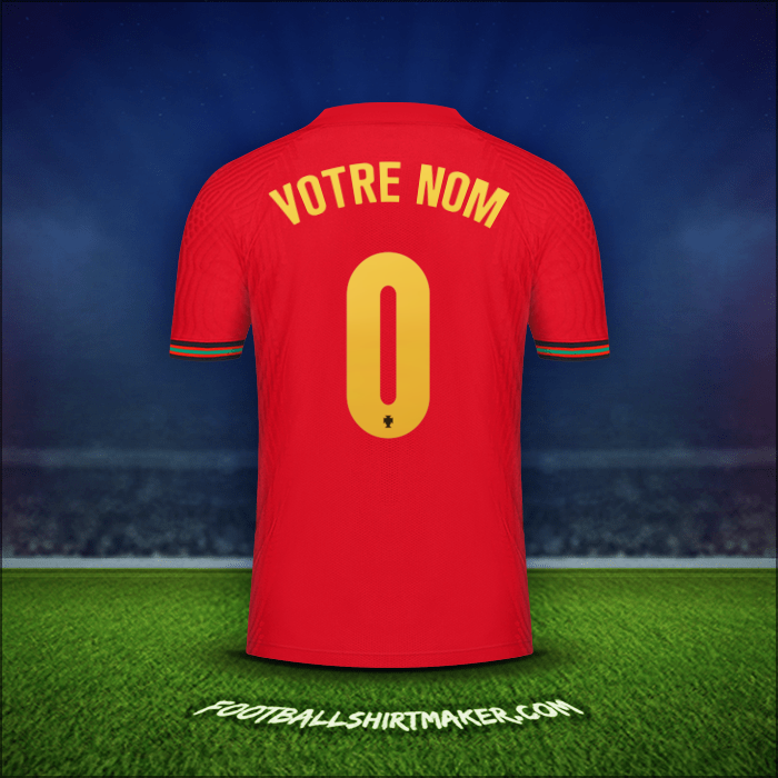 Maillot Portugal 2020/2021 -  votre nom - 0