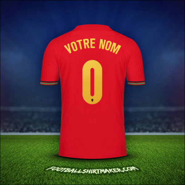 Maillot Portugal 2020/2021 -  votre nom - 0