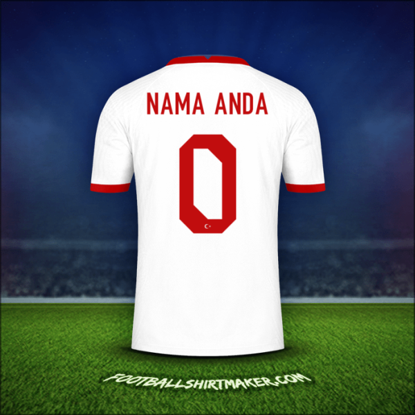 Jersey Turki 2020/2021 -  nama anda - 0