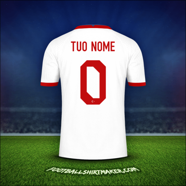 Maglia Turchia 2020/2021 -  tuo nome - 0