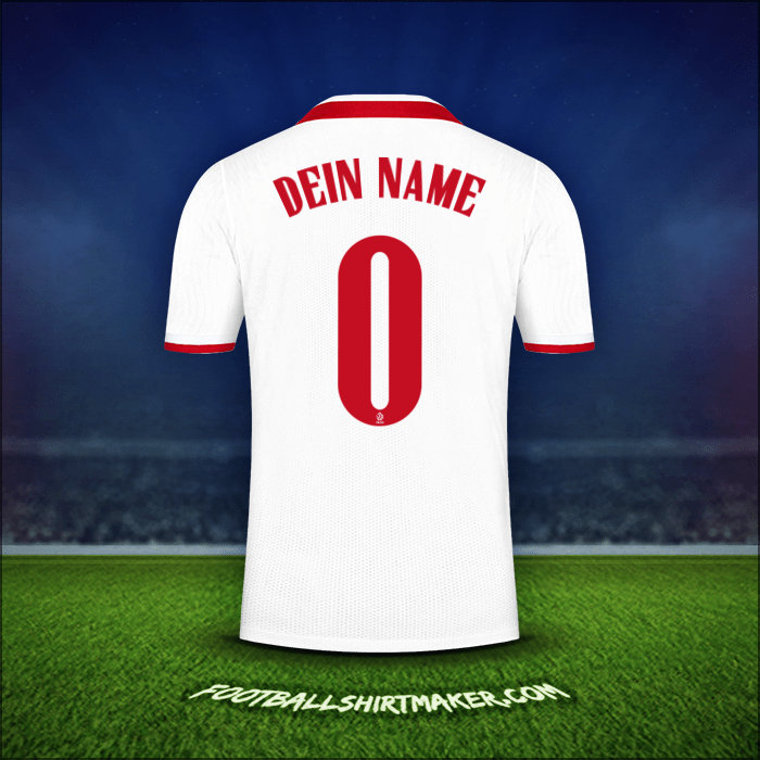 Trikot Polen 2020/2021 -  dein name - 0