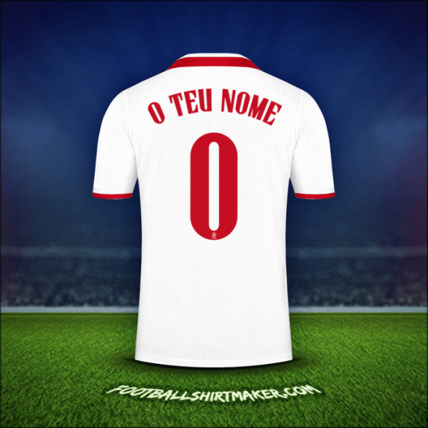 Camisola Polônia 2020/2021 -  o teu nome - 0