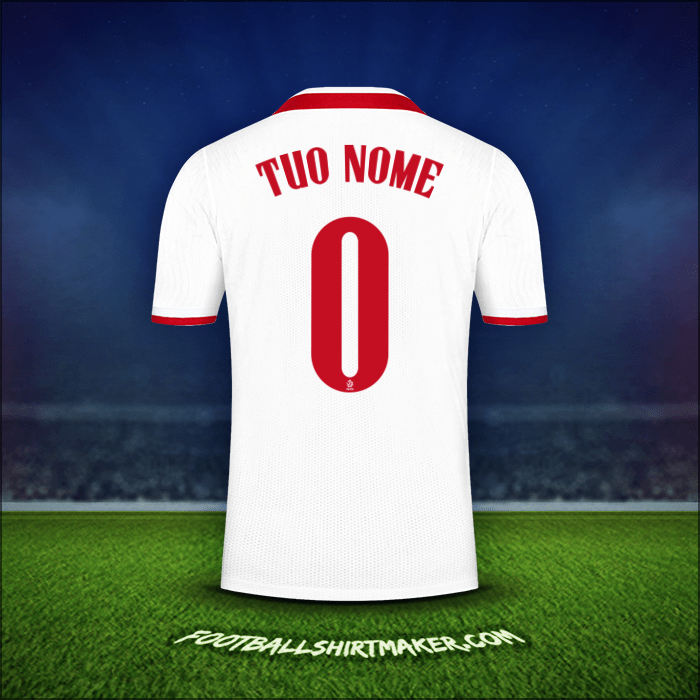 Maglia Polonia 2020/2021 -  tuo nome - 0
