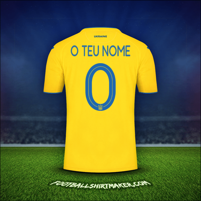 Camisola Ucrânia 2020 -  o teu nome - 0