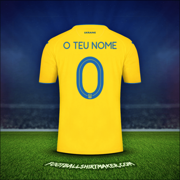 Camisola Ucrânia 2020 -  o teu nome - 0