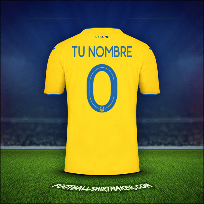 Camiseta Ucrania 2020 -  tu nombre - 0