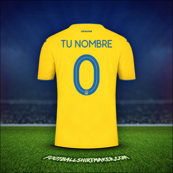 Jersey Ucrania 2020 -  tu nombre - 0