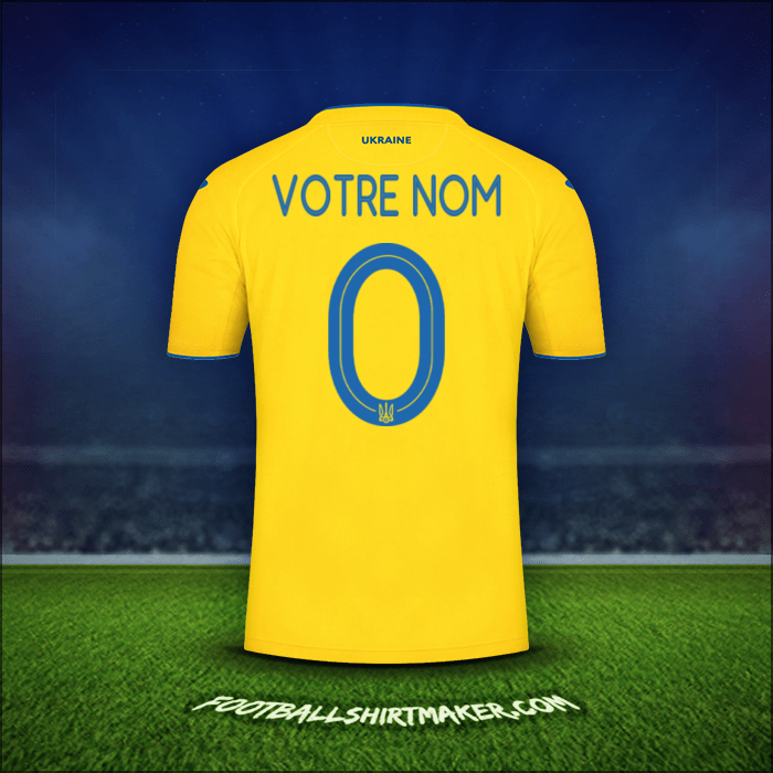 Maillot Ukraine 2020 -  votre nom - 0
