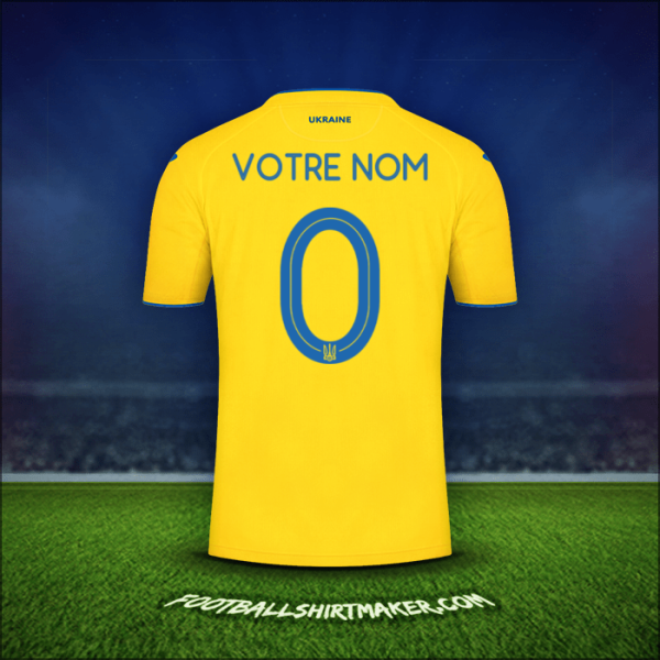 Maillot Ukraine 2020 -  votre nom - 0