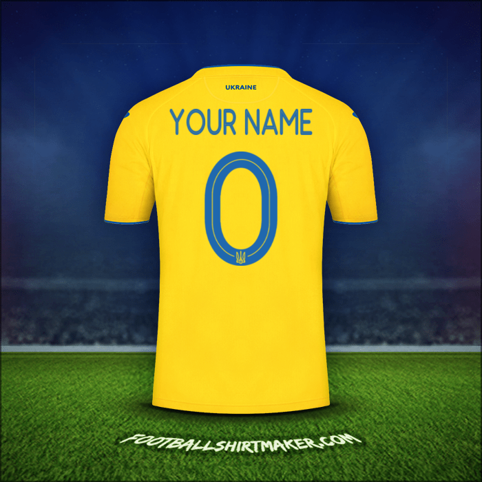 Jersey Ukraine 2020 -  your name - 0