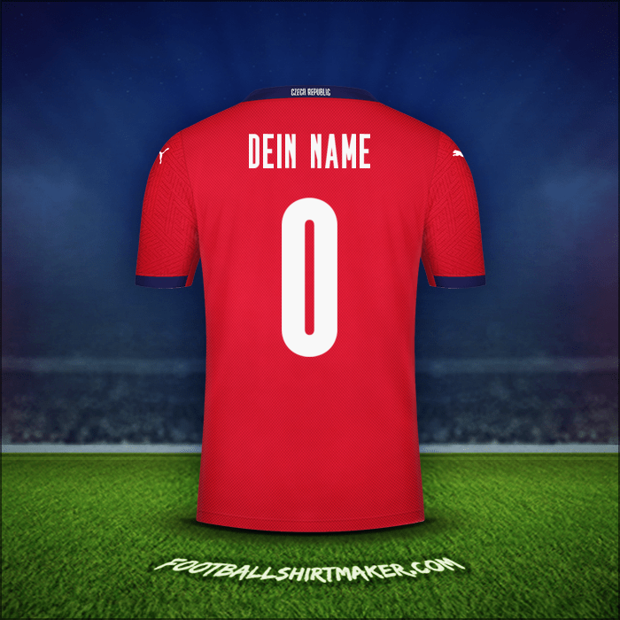 Trikot Tschechien 2020/2021 -  dein name - 0