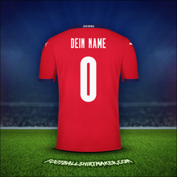 Trikot Tschechien 2020/2021 -  dein name - 0