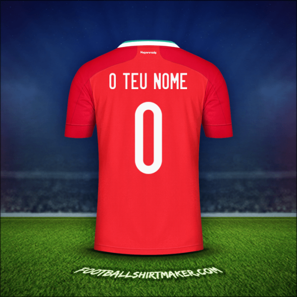 Camisola Hungria 2020/2021 -  o teu nome - 0
