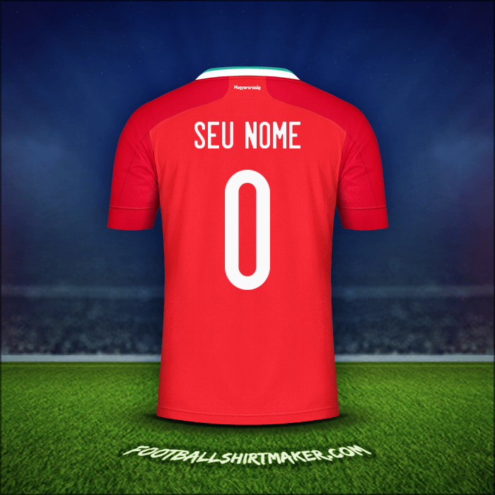 Camisa Hungria 2020/2021 -  seu nome - 0