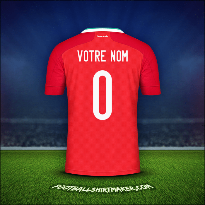 Maillot Hongrie 2020/2021 -  votre nom - 0