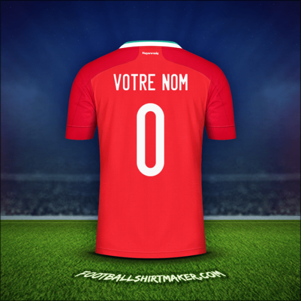 Maillot Hongrie 2020/2021 -  votre nom - 0