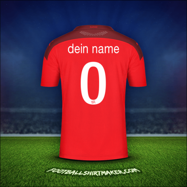 Trikot Schweiz 2020/2021 -  dein name - 0