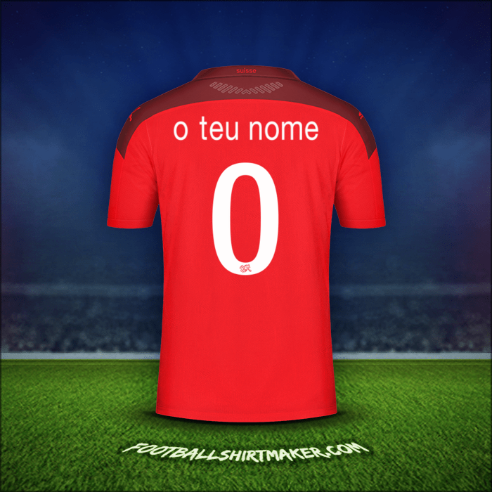 Camisola Suíça 2020/2021 -  o teu nome - 0