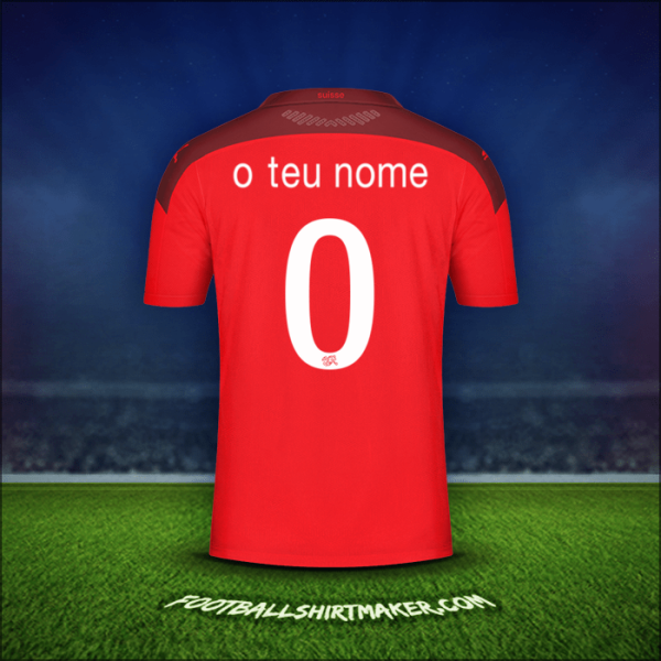 Camisola Suíça 2020/2021 -  o teu nome - 0