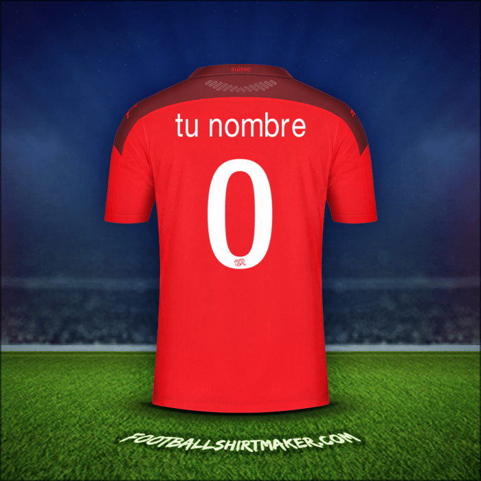 Camiseta Suiza 2020/2021 -  tu nombre - 0