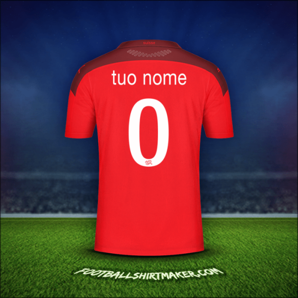 Maglia Svizzera 2020/2021 -  tuo nome - 0