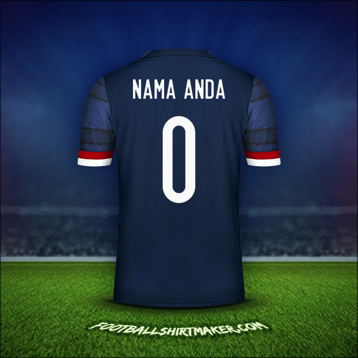Jersey Skotlandia 2020/2021 -  nama anda - 0