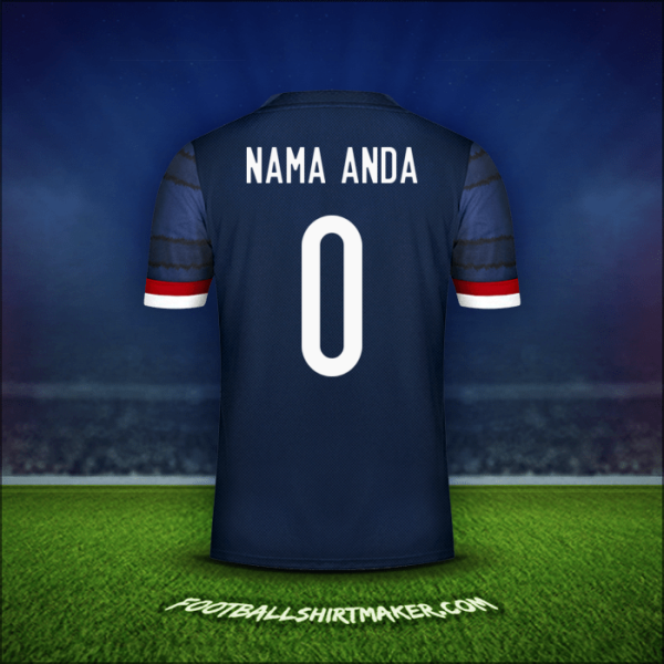 Jersey Skotlandia 2020/2021 -  nama anda - 0