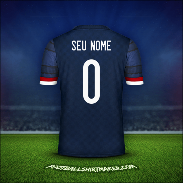 Camisa Escócia 2020/2021 -  seu nome - 0