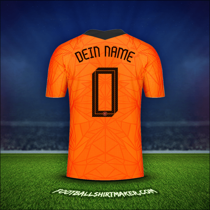Trikot Niederlande 2020/2021 -  dein name - 0