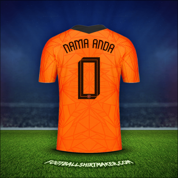 Jersey Belanda 2020/2021 -  nama anda - 0