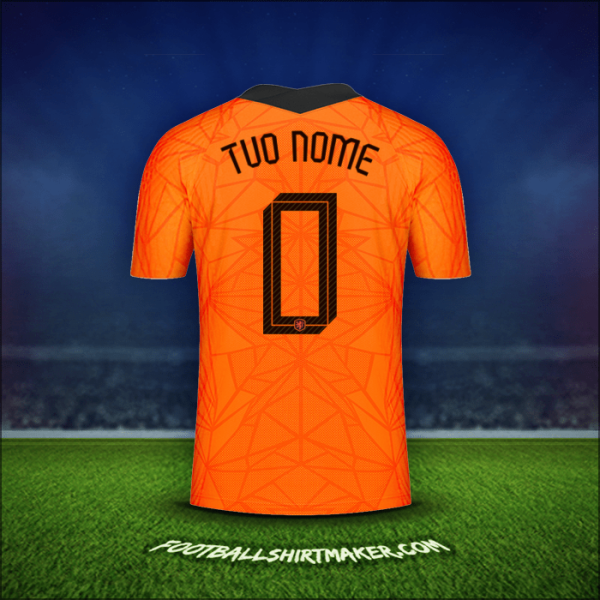 Maglia Paesi Bassi 2020/2021 -  tuo nome - 0