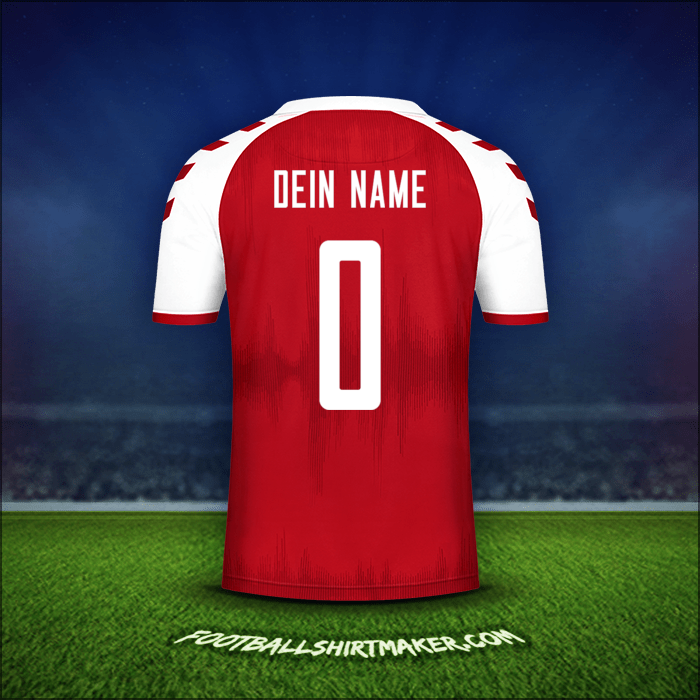 Trikot Dänemark 2021 -  dein name - 0