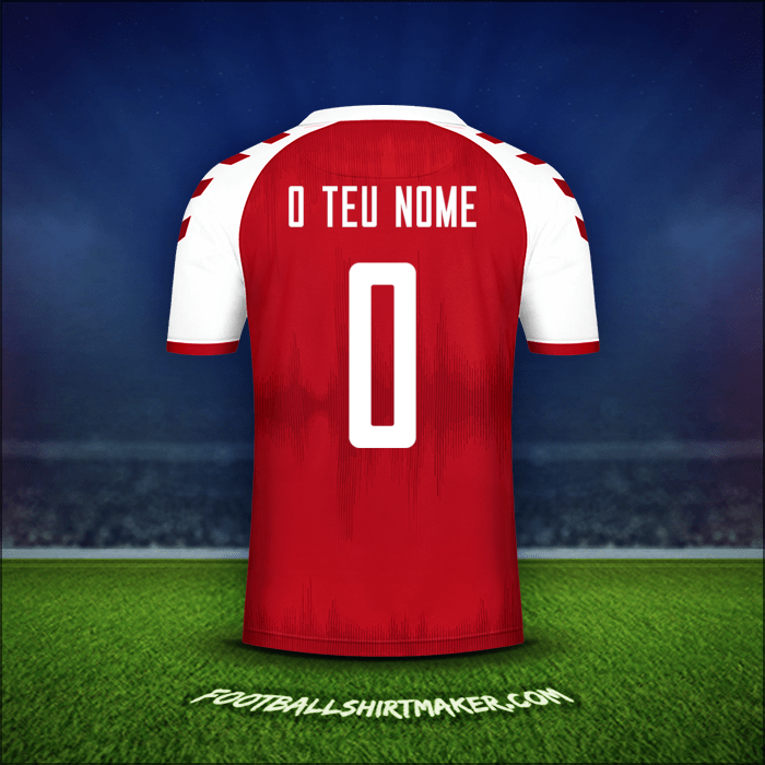 Camisola Dinamarca 2021 -  o teu nome - 0