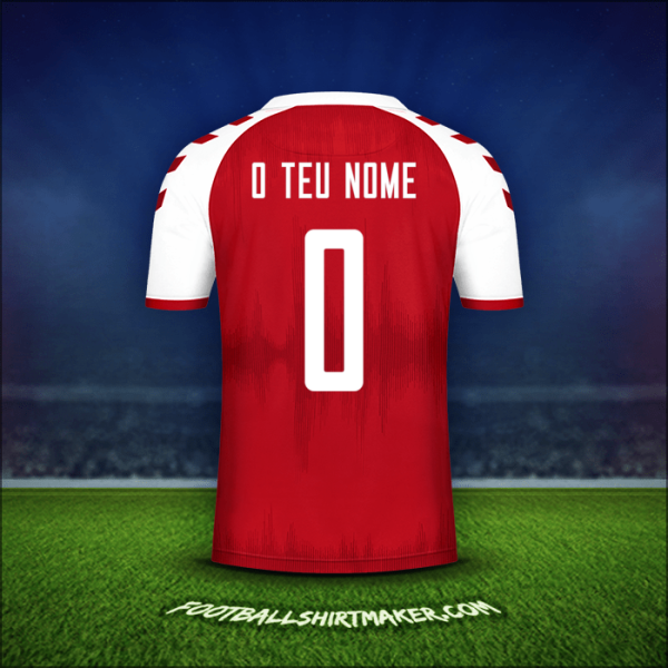 Camisola Dinamarca 2021 -  o teu nome - 0