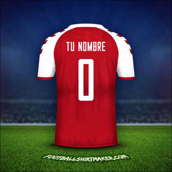 Camiseta Dinamarca 2021 -  tu nombre - 0