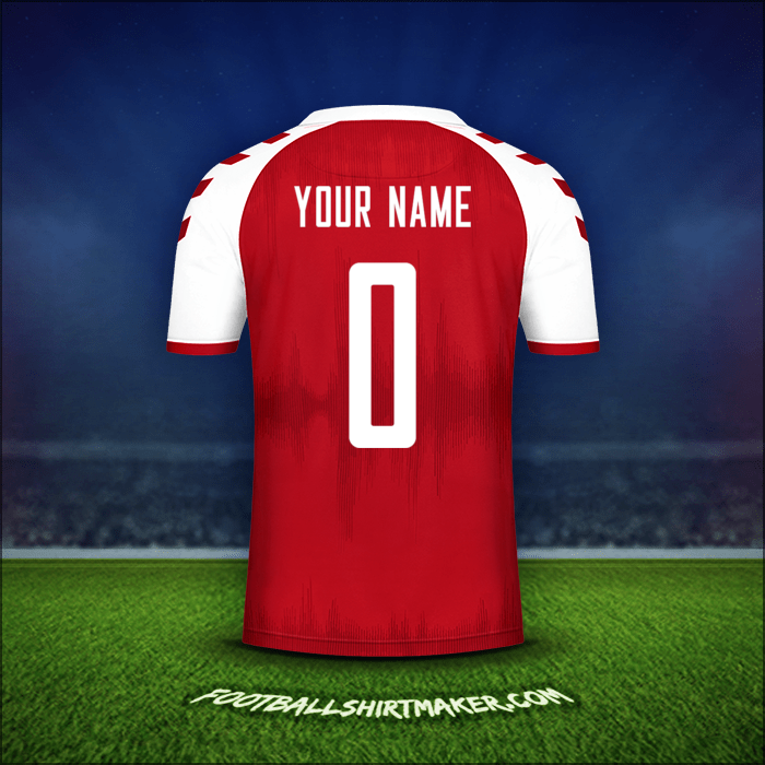 Shirt Denmark 2021 -  your name - 0
