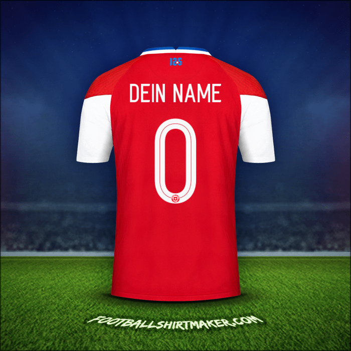 Trikot Chile 2020/2021 -  dein name - 0