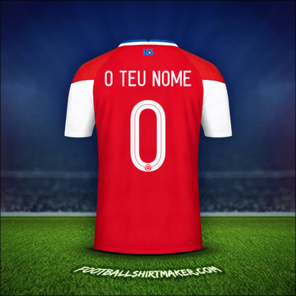 Camisola Chile 2020/2021 -  o teu nome - 0